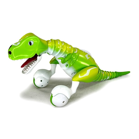 Zoomer Green Dino Rolling Interactive Toy - Picture 2 of 9